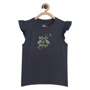 Girls Grey Pack Of 1 Knit Top