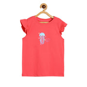 Girls Pink Pack Of 1 Knit Top
