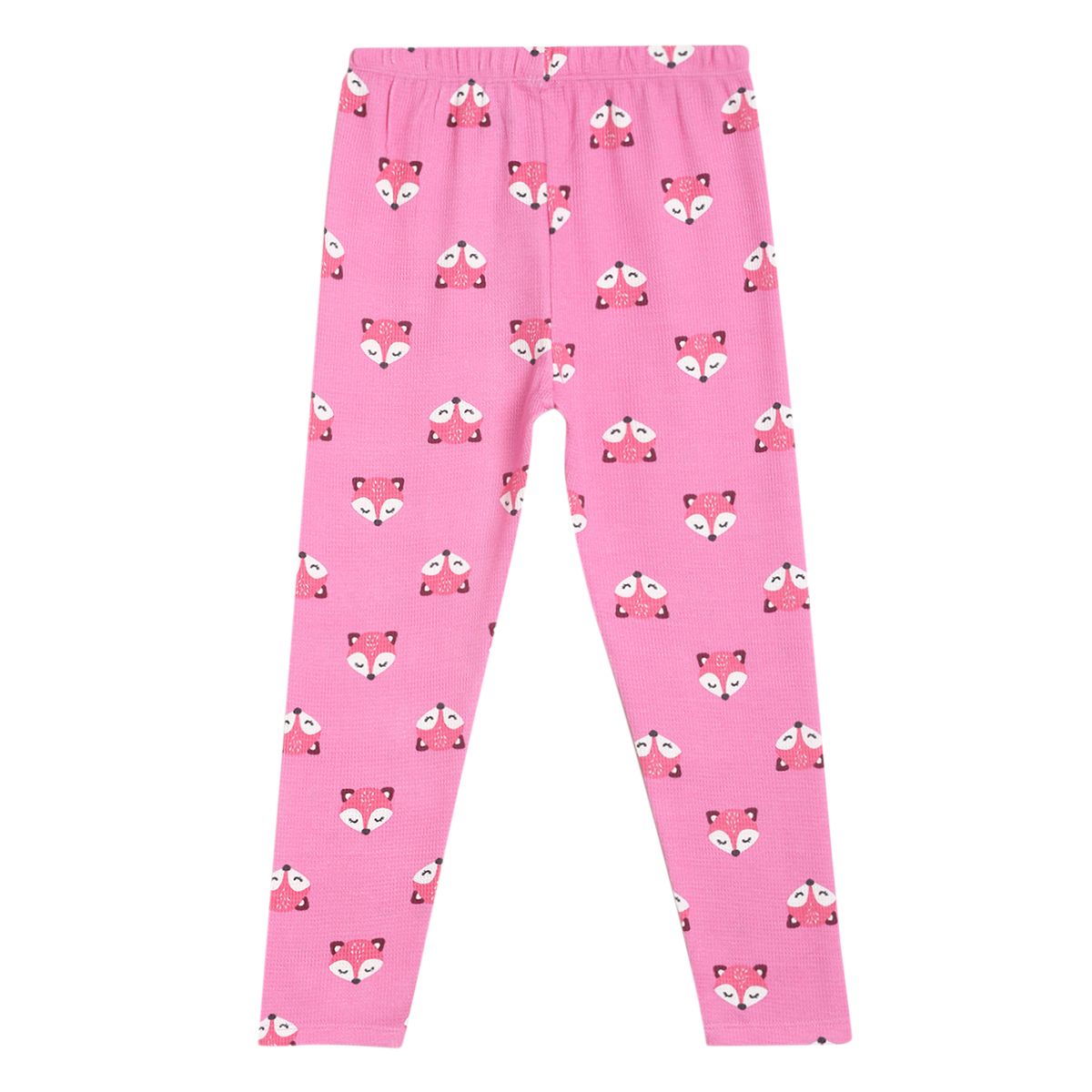 Girls Pink Pack Of 2 Lounge Wear