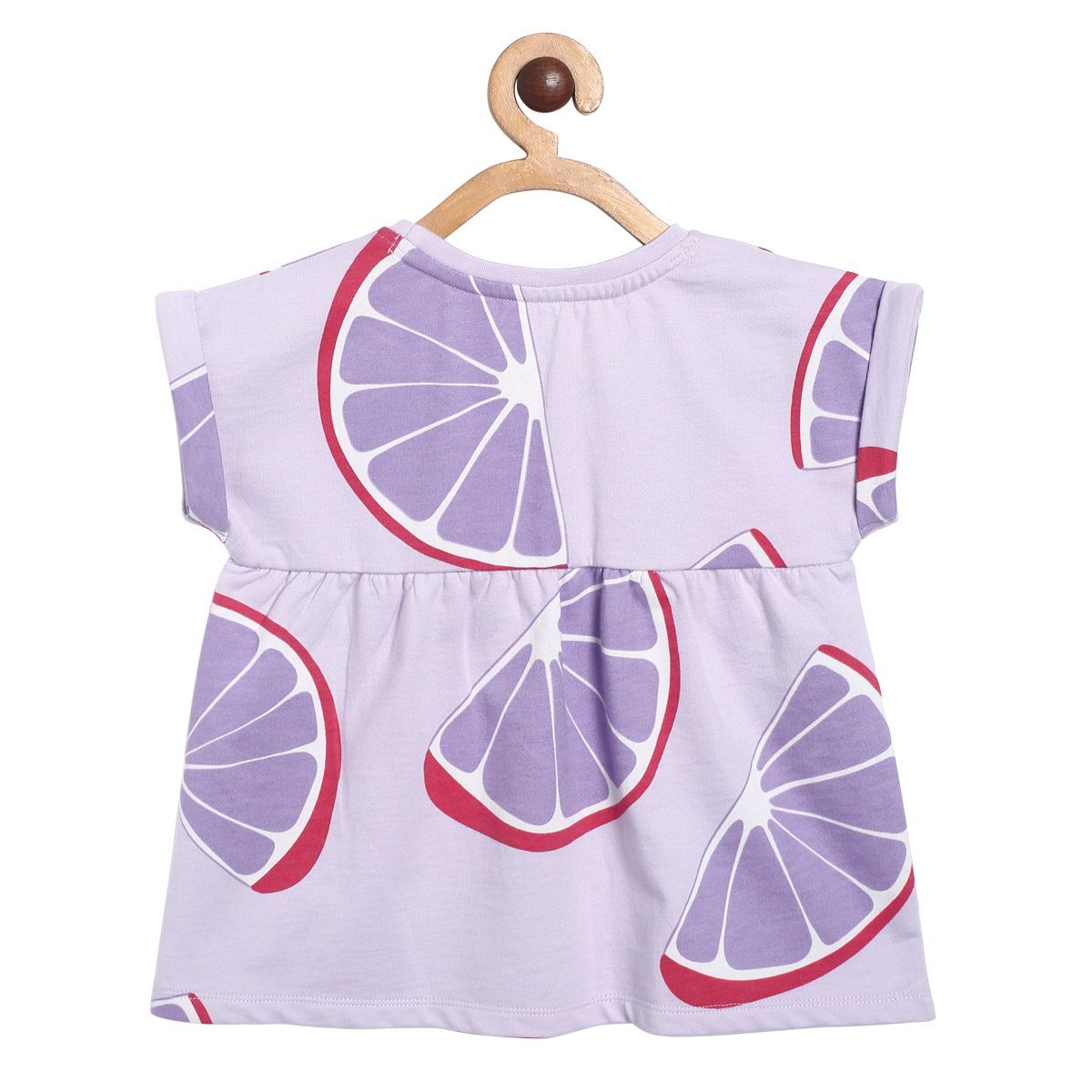 Girls Purple Pack Of 2 Lounge Wear