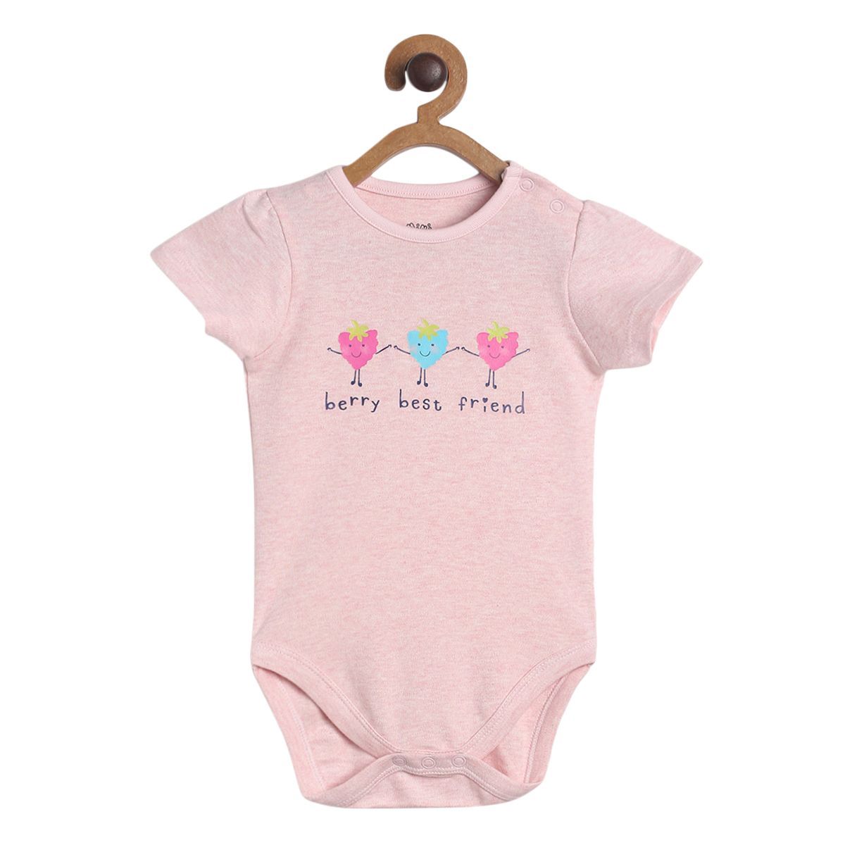 Girls Multicolor Pack Of 3 Body Suit