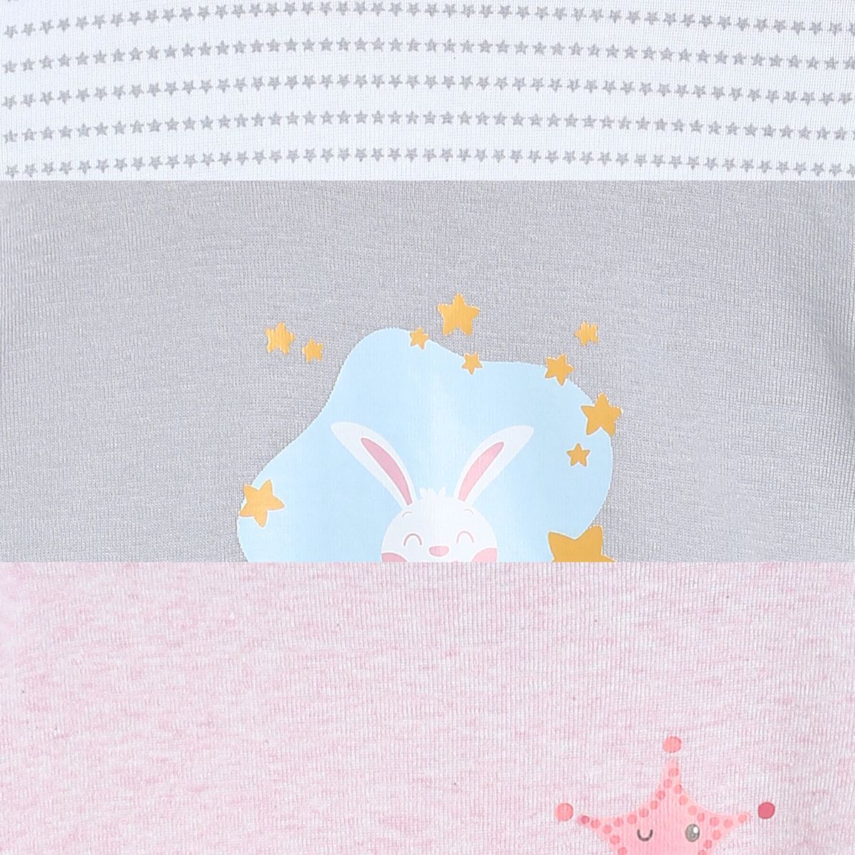 Girls Multicolor Pack Of 3 Body Suit