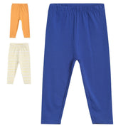 Girls Multicolor Pack Of 3 Legging