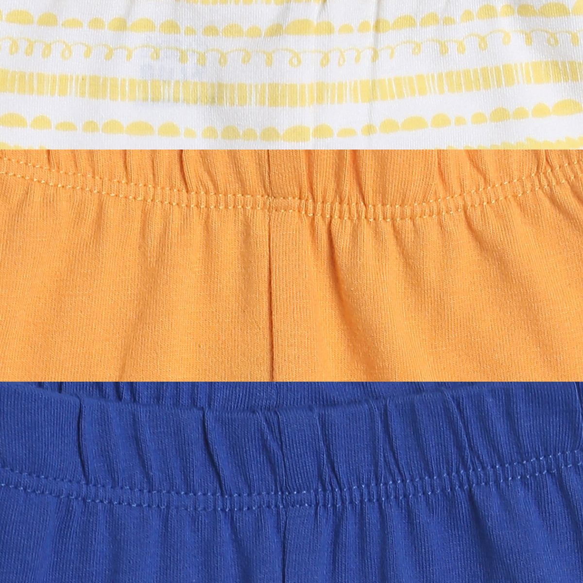 Girls Multicolor Pack Of 3 Legging