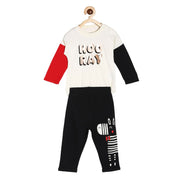 Boys Multicolor Pack Of 2 Body Suit And Bottom