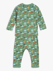 Boys Green Top and Bottom Set