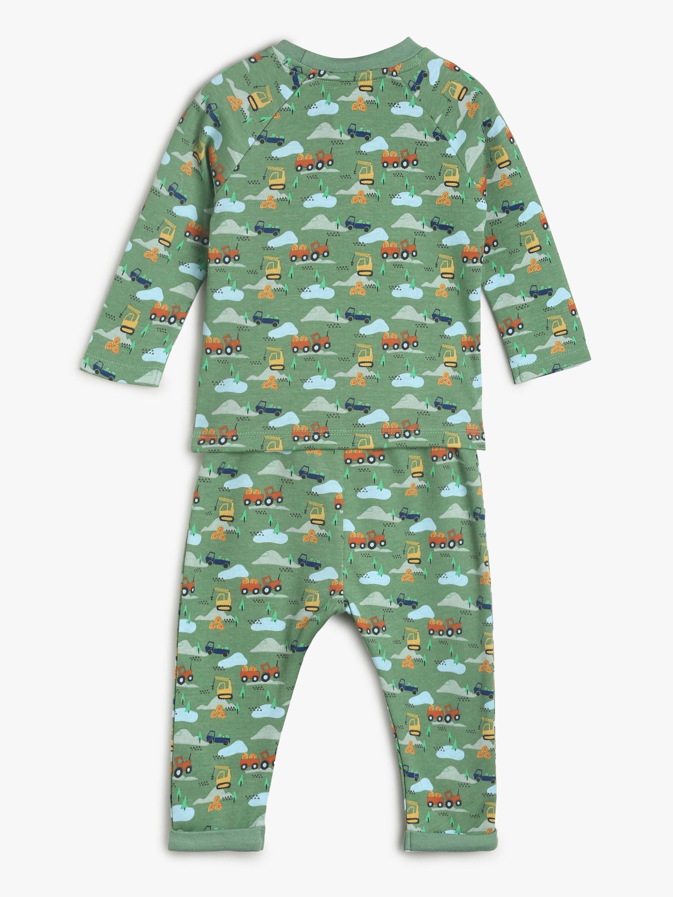 Boys Green Top and Bottom Set