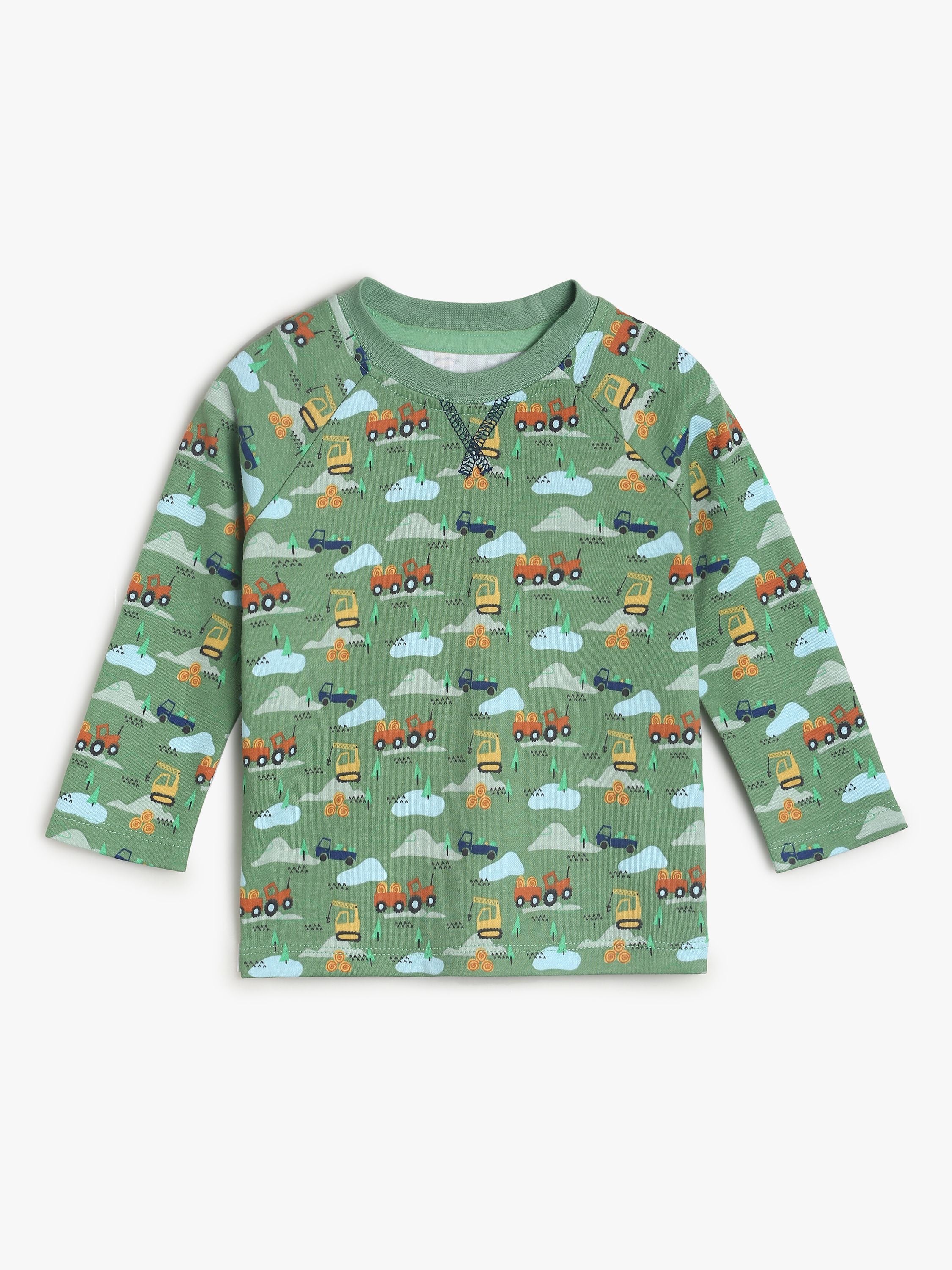 Boys Green Top and Bottom Set