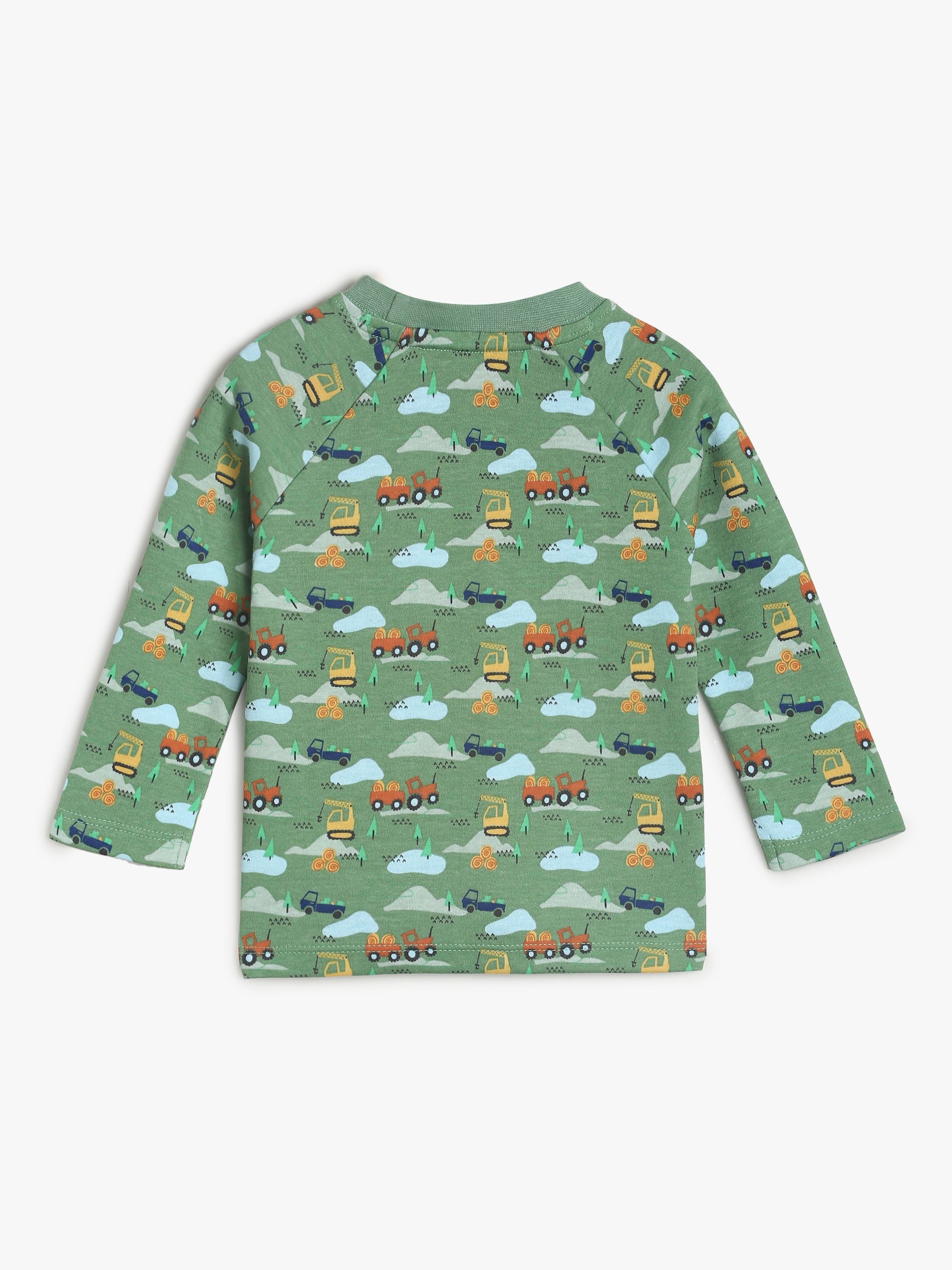 Boys Green Top and Bottom Set