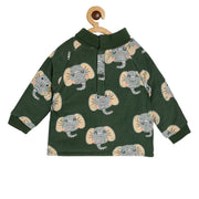 Boys Green Pack Of 1 Sweat Shirt