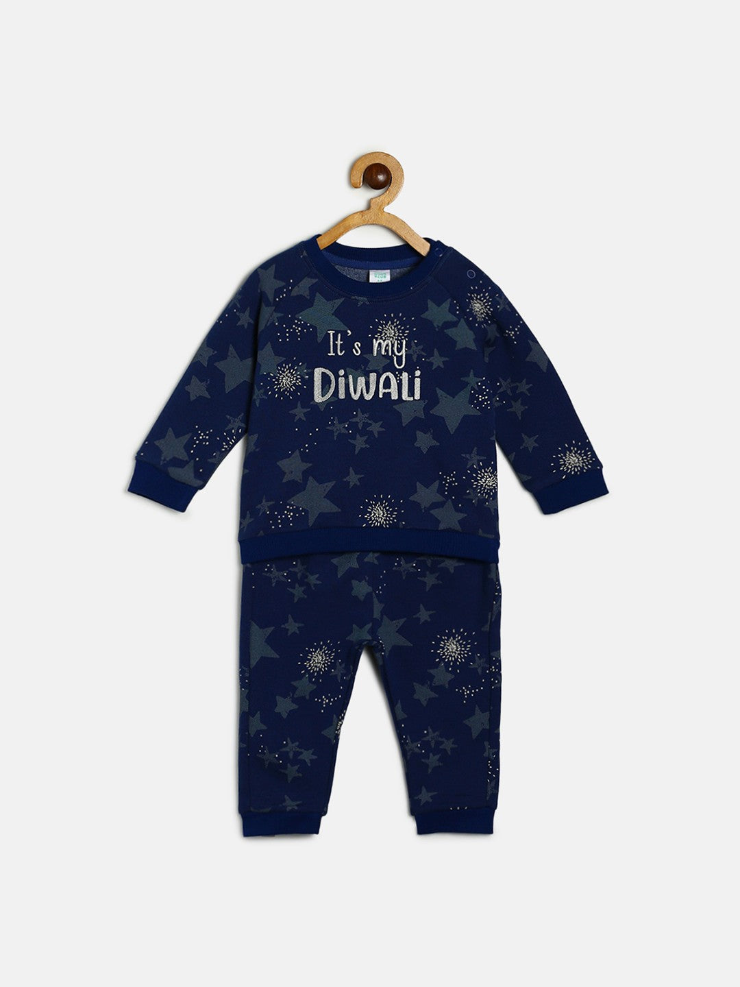 Boys Navy Pack Of 2 Top And Bottom