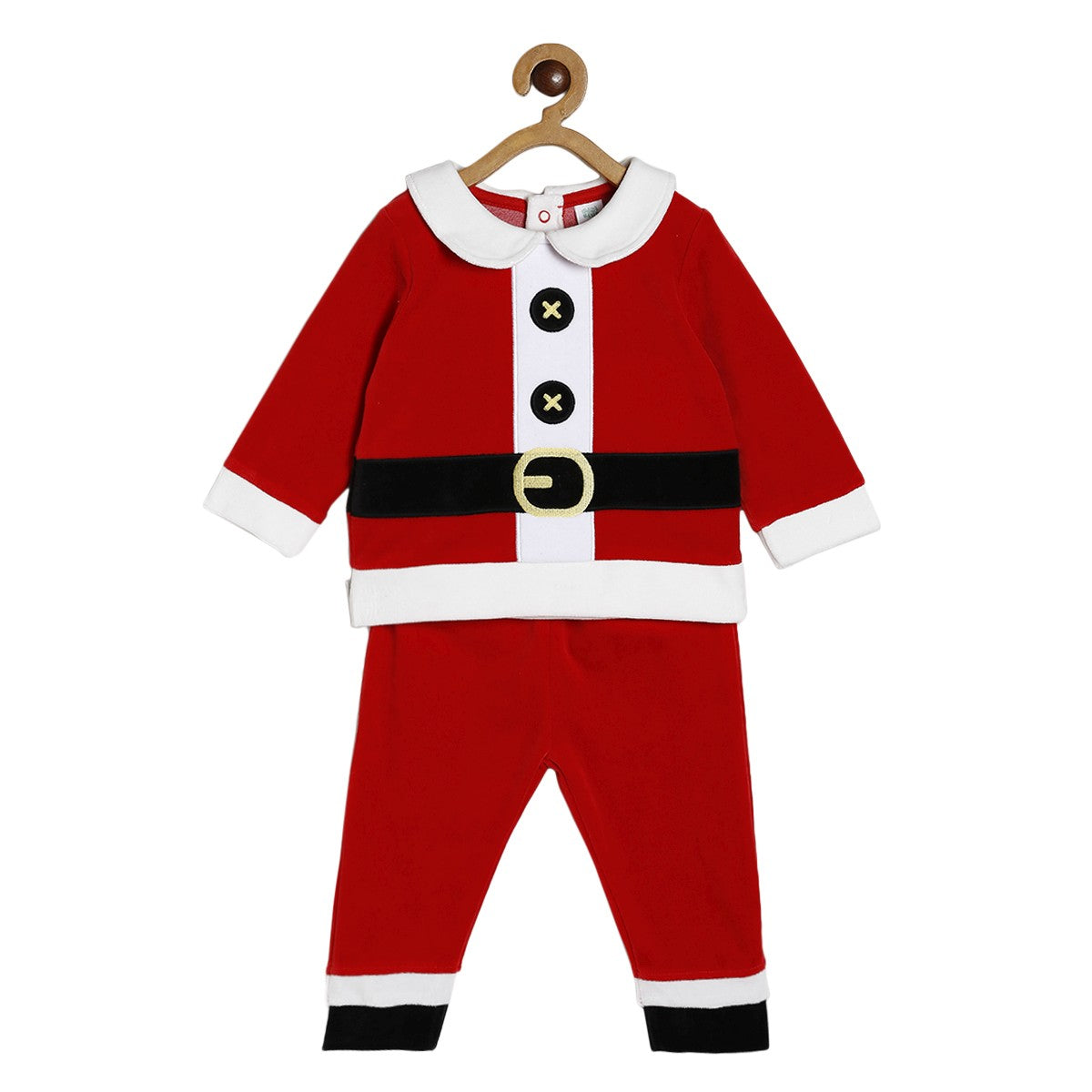 Boys Red Pack Of 3 Top And Bottom