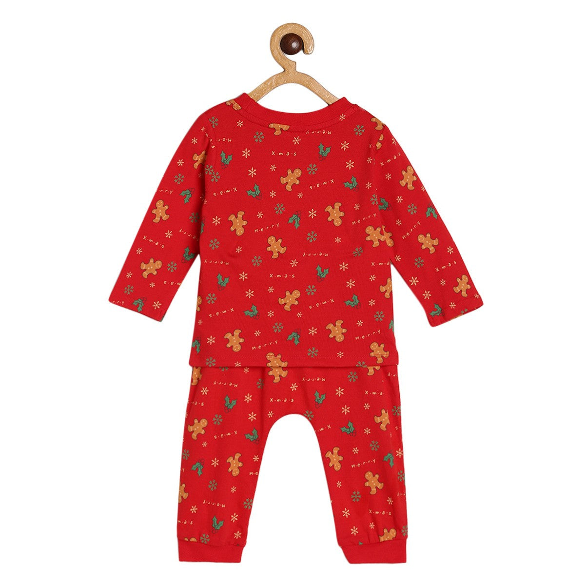 Boys Red Pack Of 2 T-Shirt And Bottom