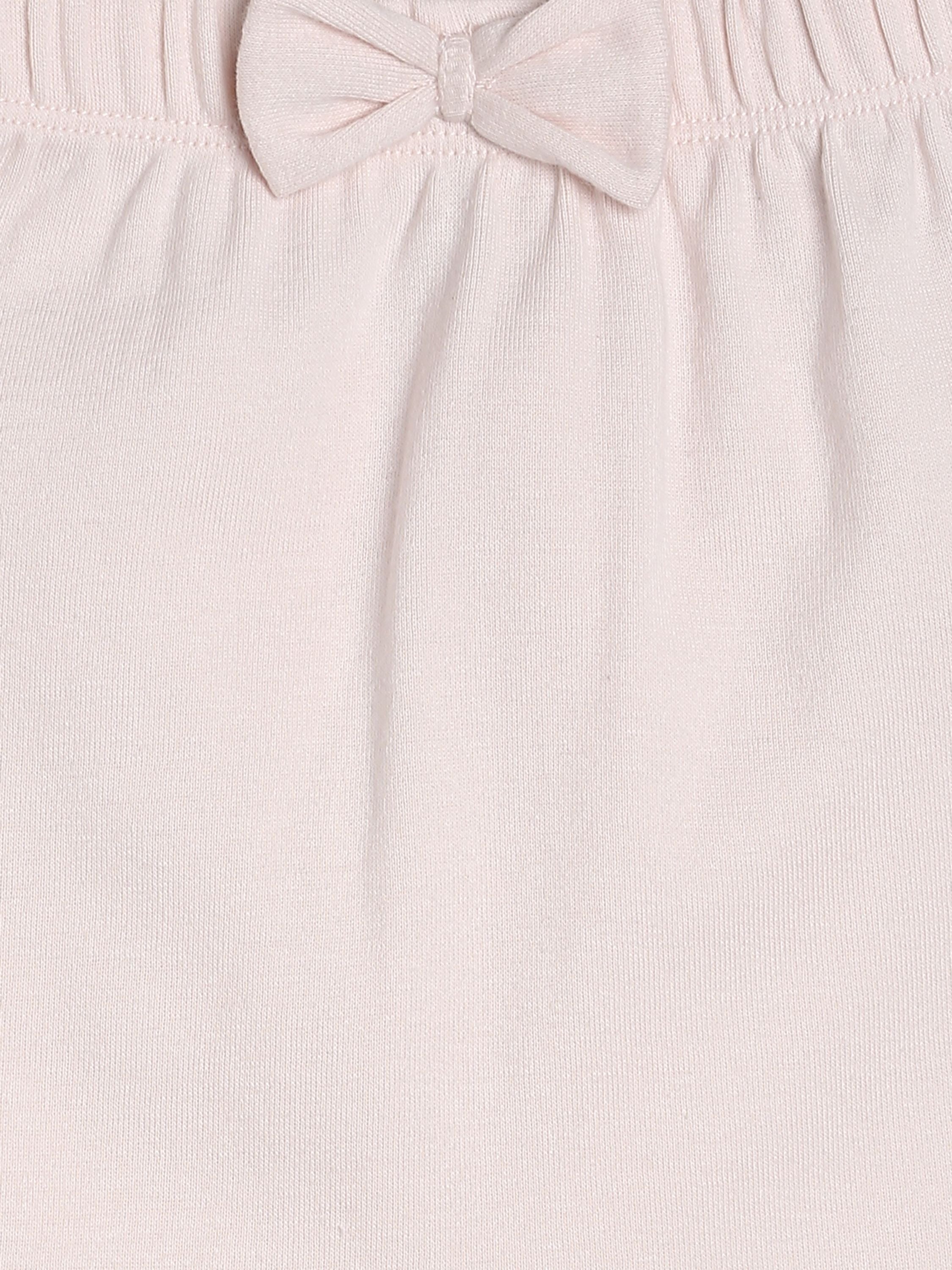 Girls Pink Bodysuit and Knit Bottom