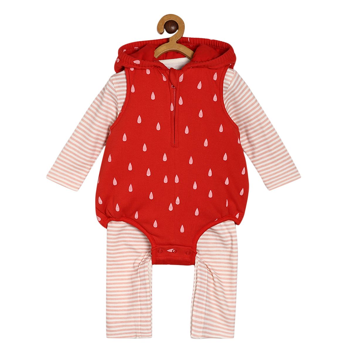 Girls Red Pack Of 2 Coordinate Set