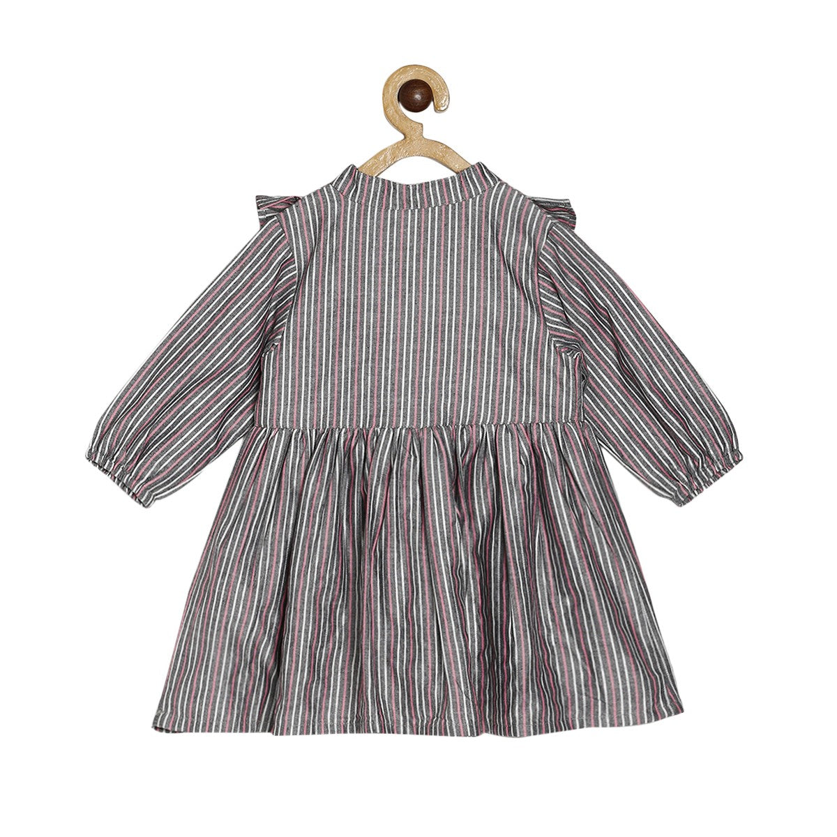 Girls Brown Pack Of 1 Dress