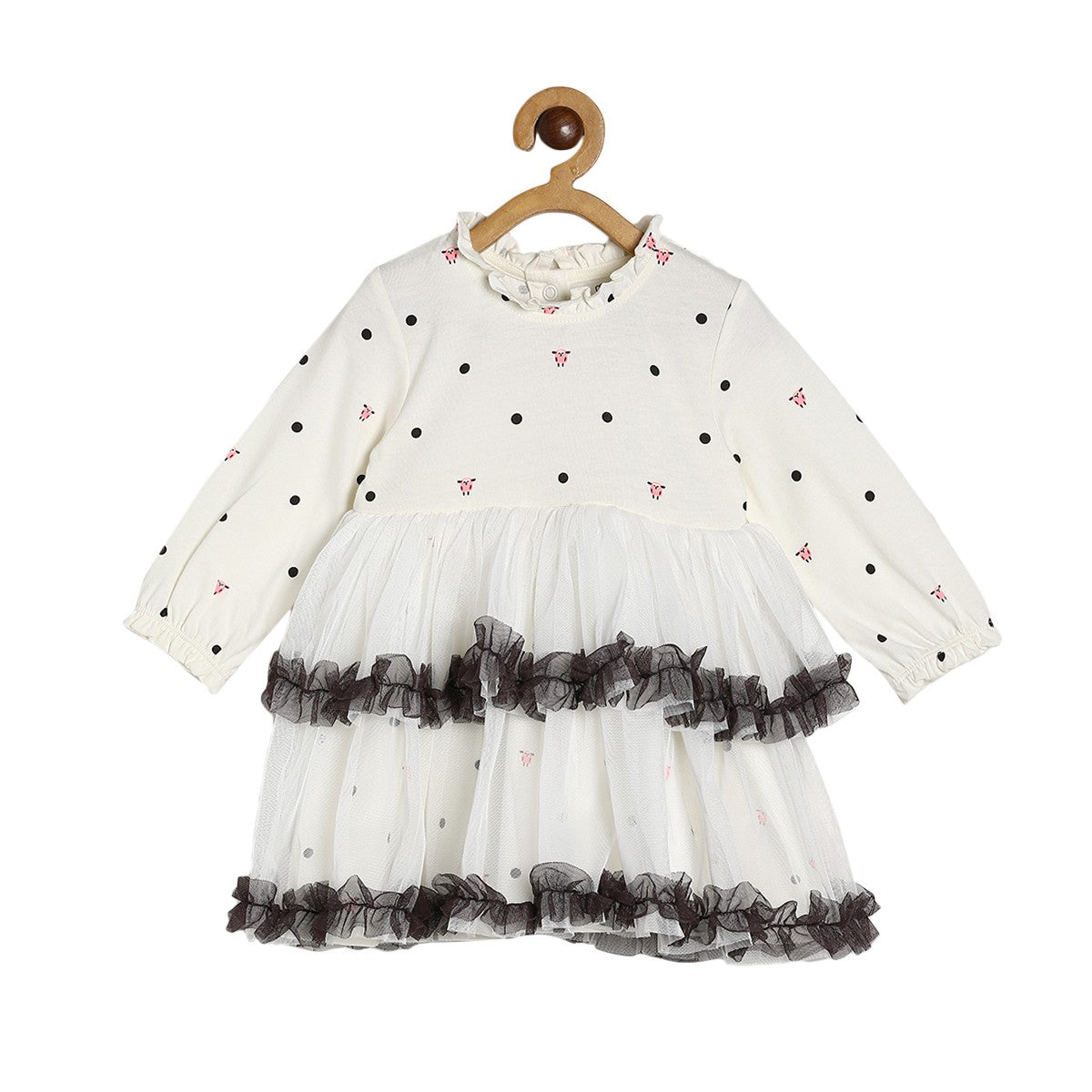 Girls Marshmallow Pack Of 1 Dress