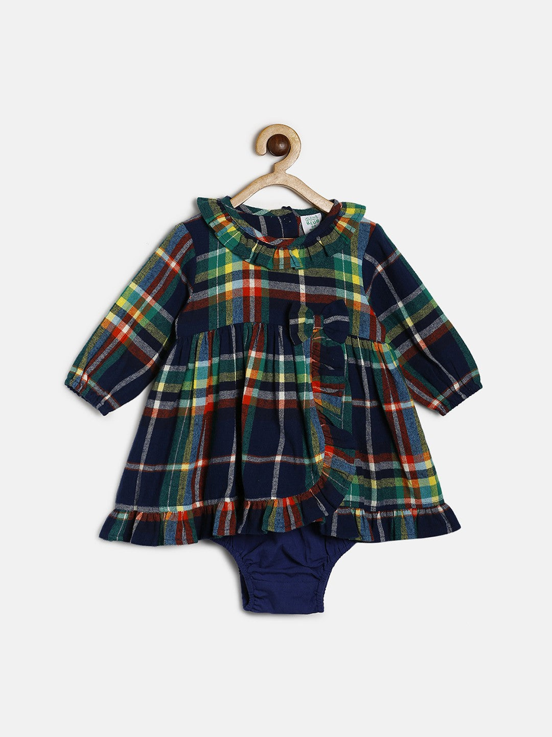 Girls Navy Pack Of 2 Dress