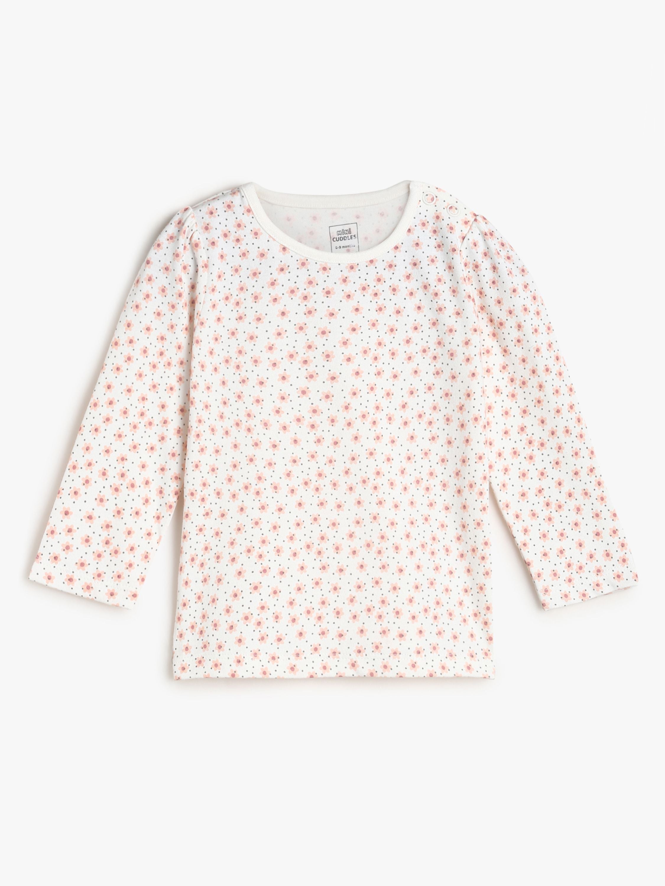 Girls Brown Dungaree Set