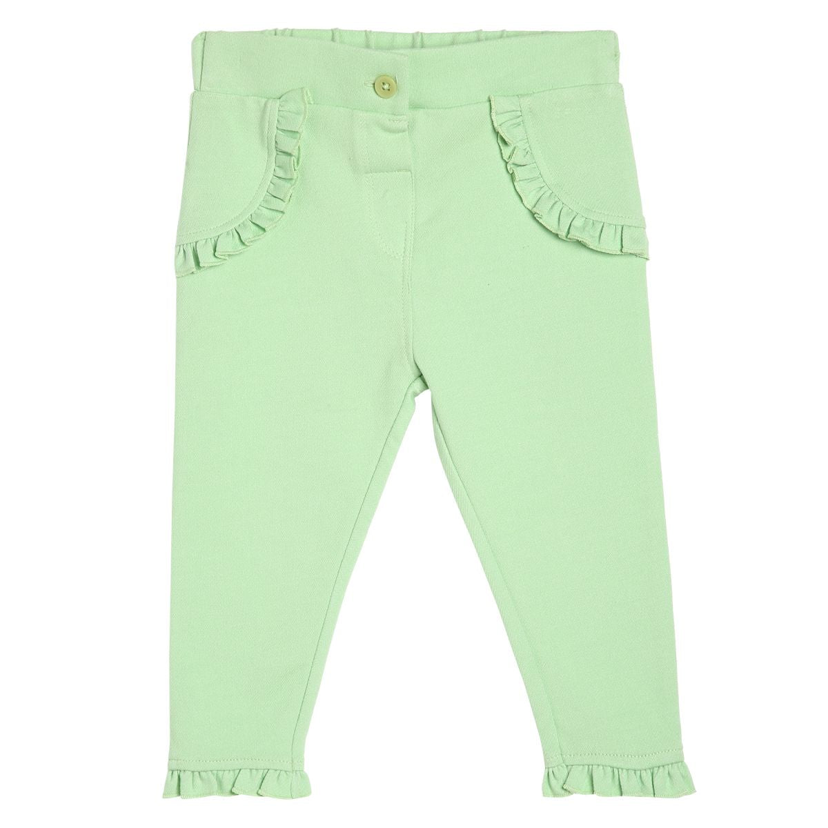 Girls Green Pack Of 1 Jegging
