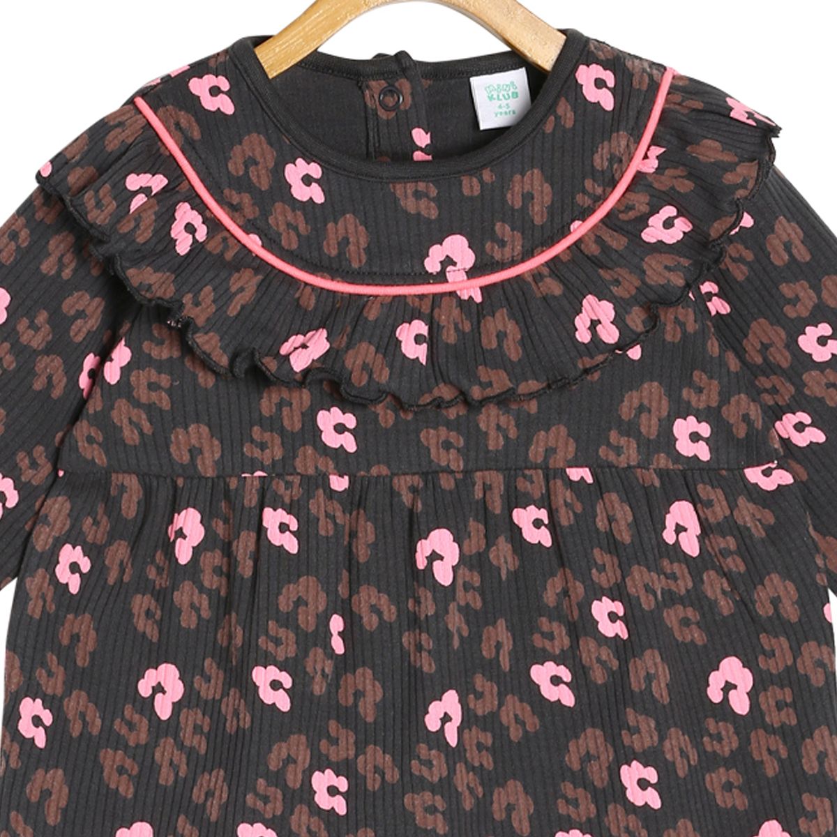 Girls Brown Pack Of 1 Knit Top