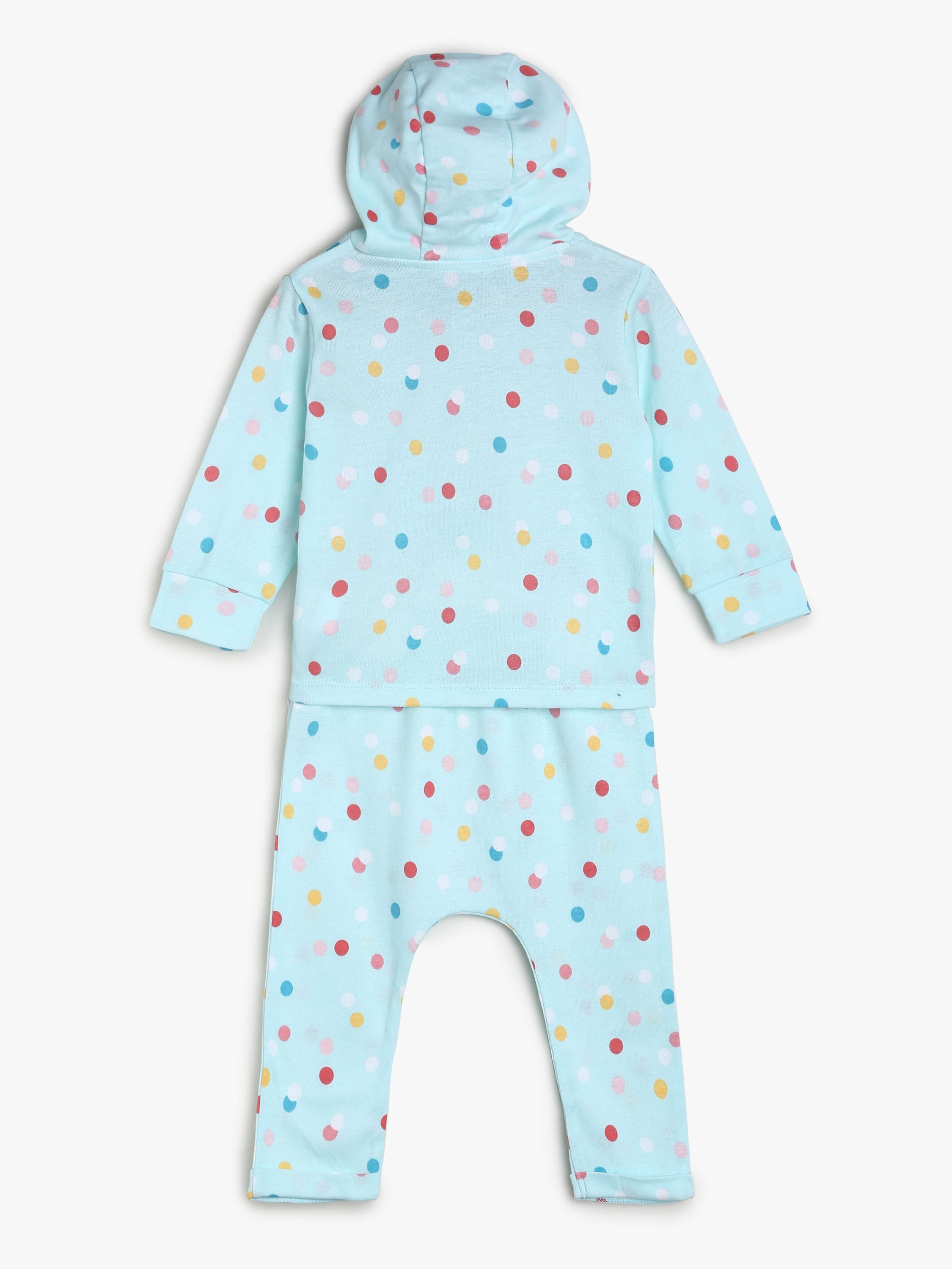 Girls Aqua Top & Knit Bottom