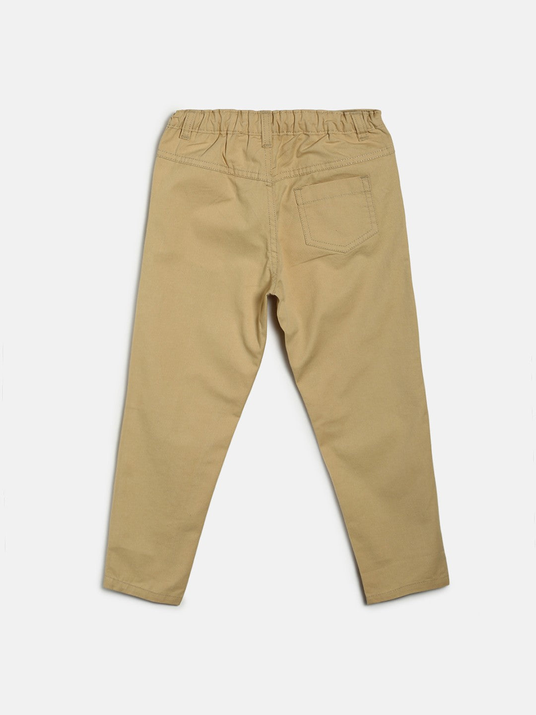 Boys Beige Pack Of 1 Woven Pant