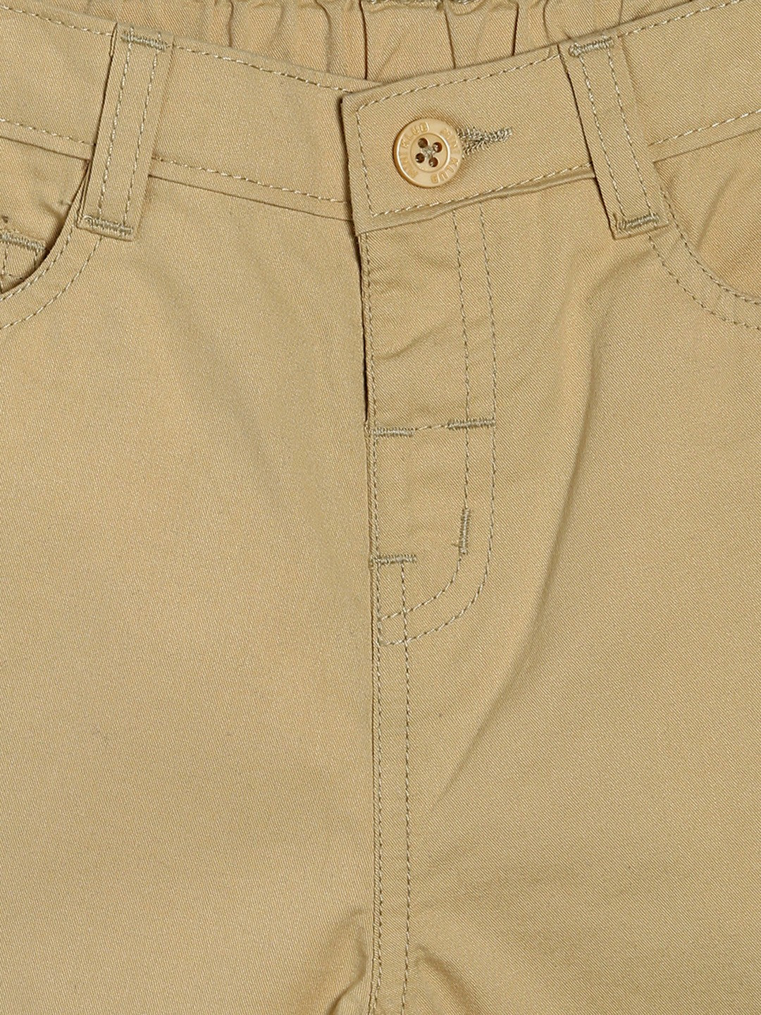 Boys Beige Pack Of 1 Woven Pant