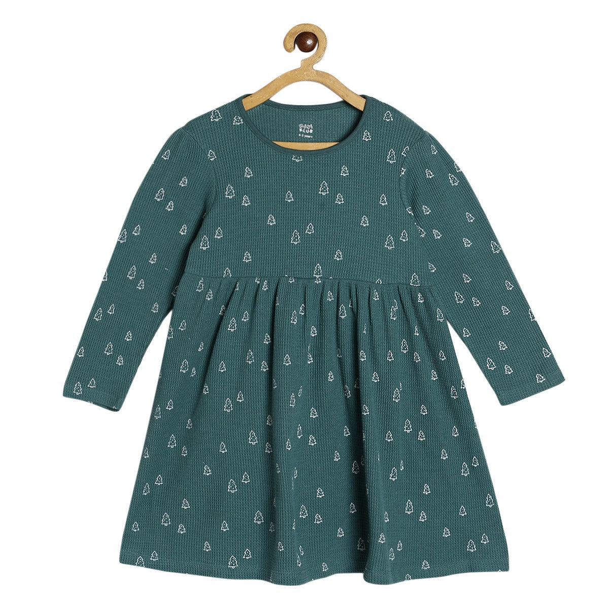 Girls Green Pack Of 1 Dress