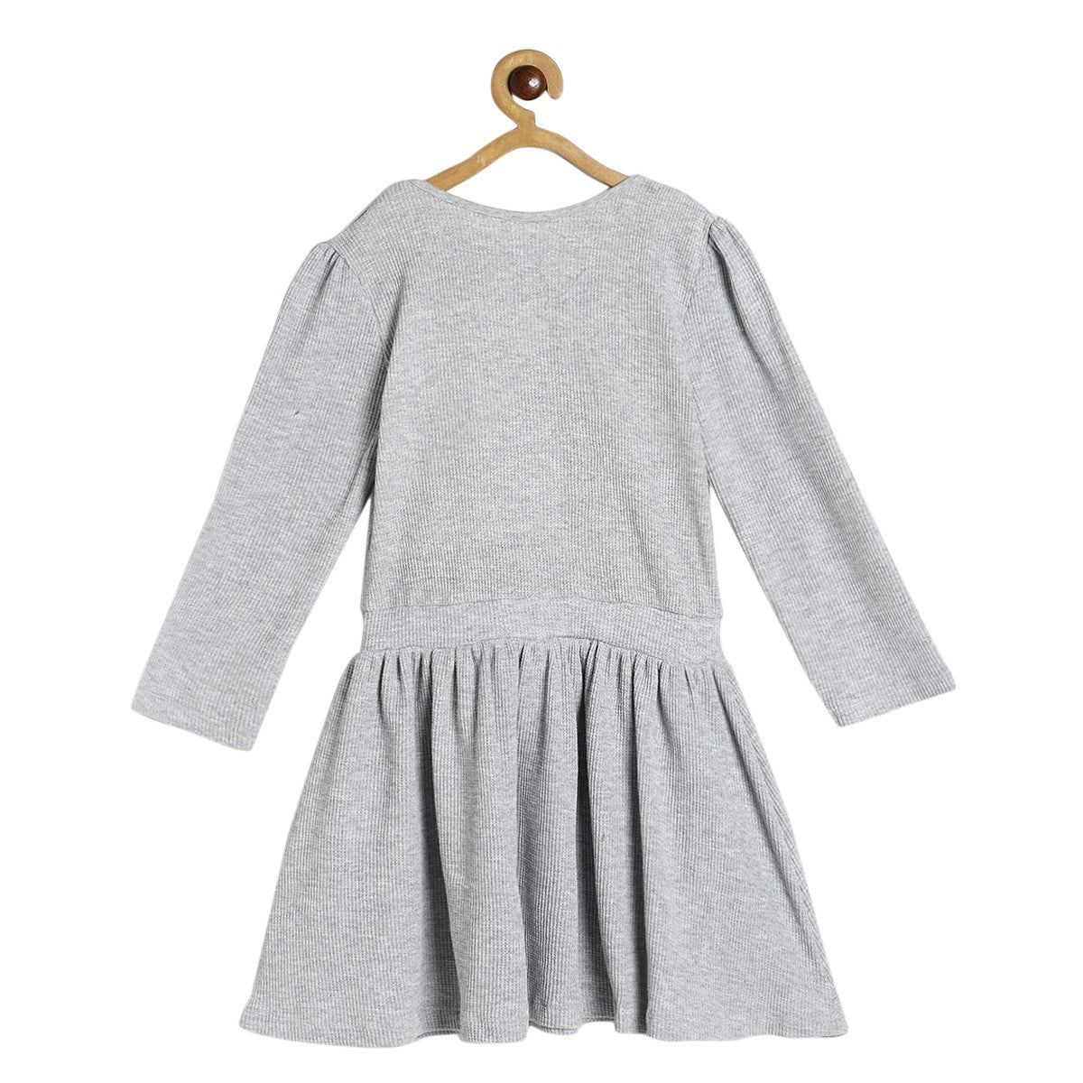 Girls Grey Pack Of 1 Dress