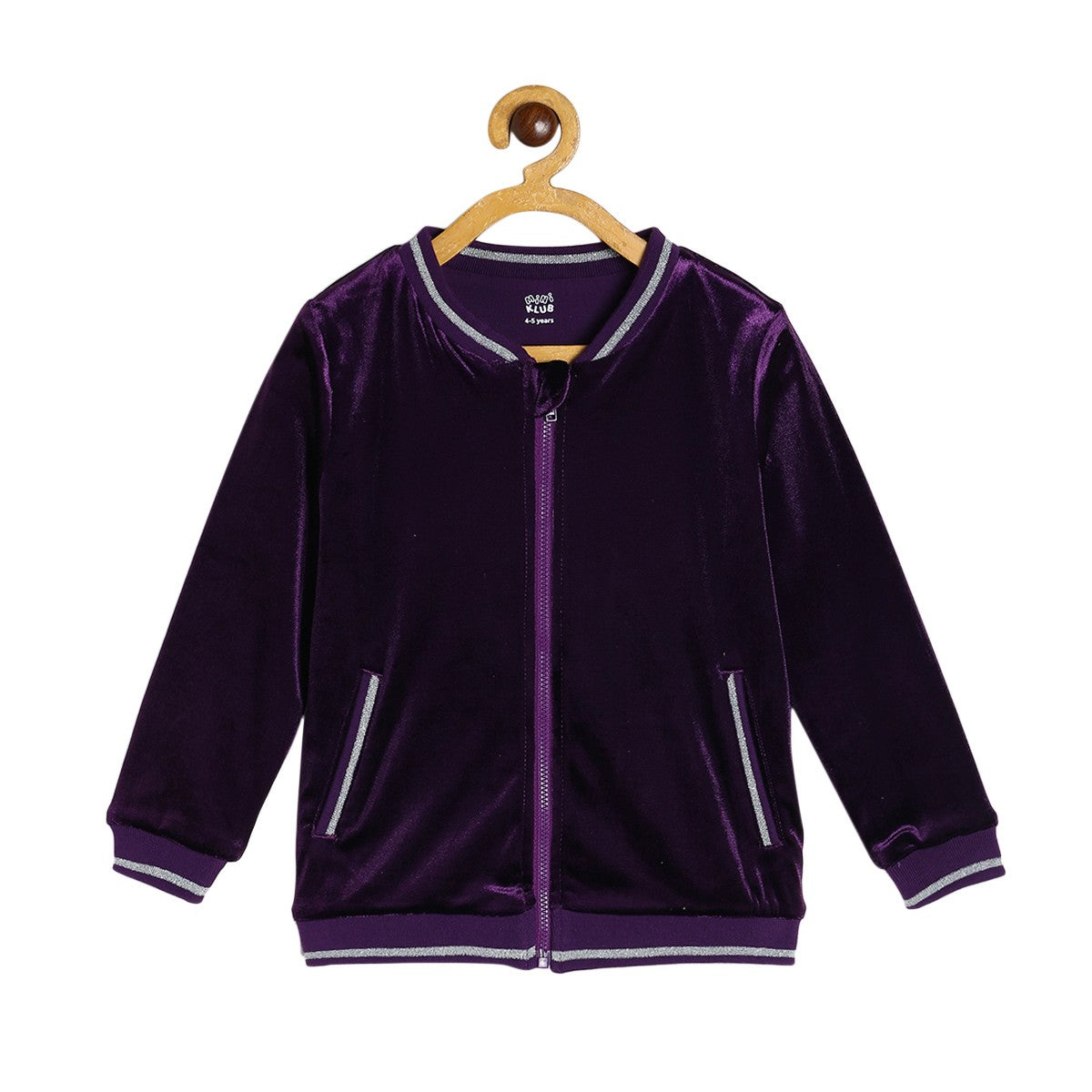 Girls Purple Pack Of 1 Jacket
