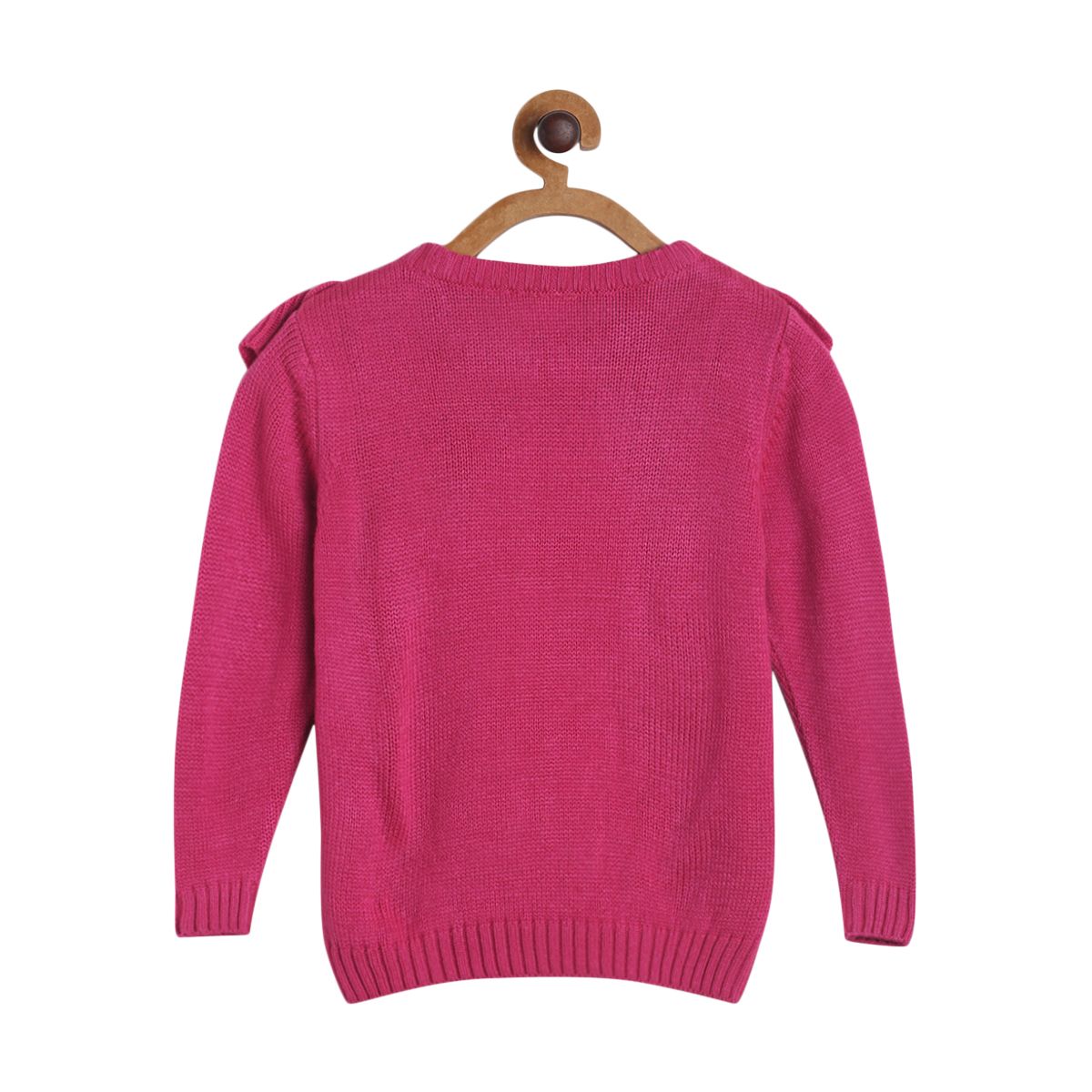 Girls Pink Pack Of 1 Sweater