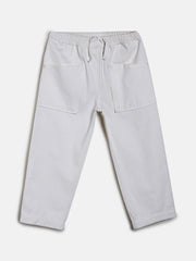 Girls Marshmallow Pack Of 1 Woven Pant
