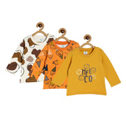 Boys Multicolor Pack Of 3 T-Shirt