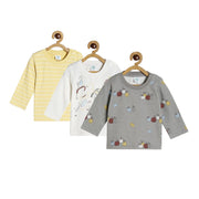 Boys Multicolor Pack Of 3 T-Shirt