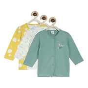 Girls Multicolor Pack Of 3 Front Open Vest