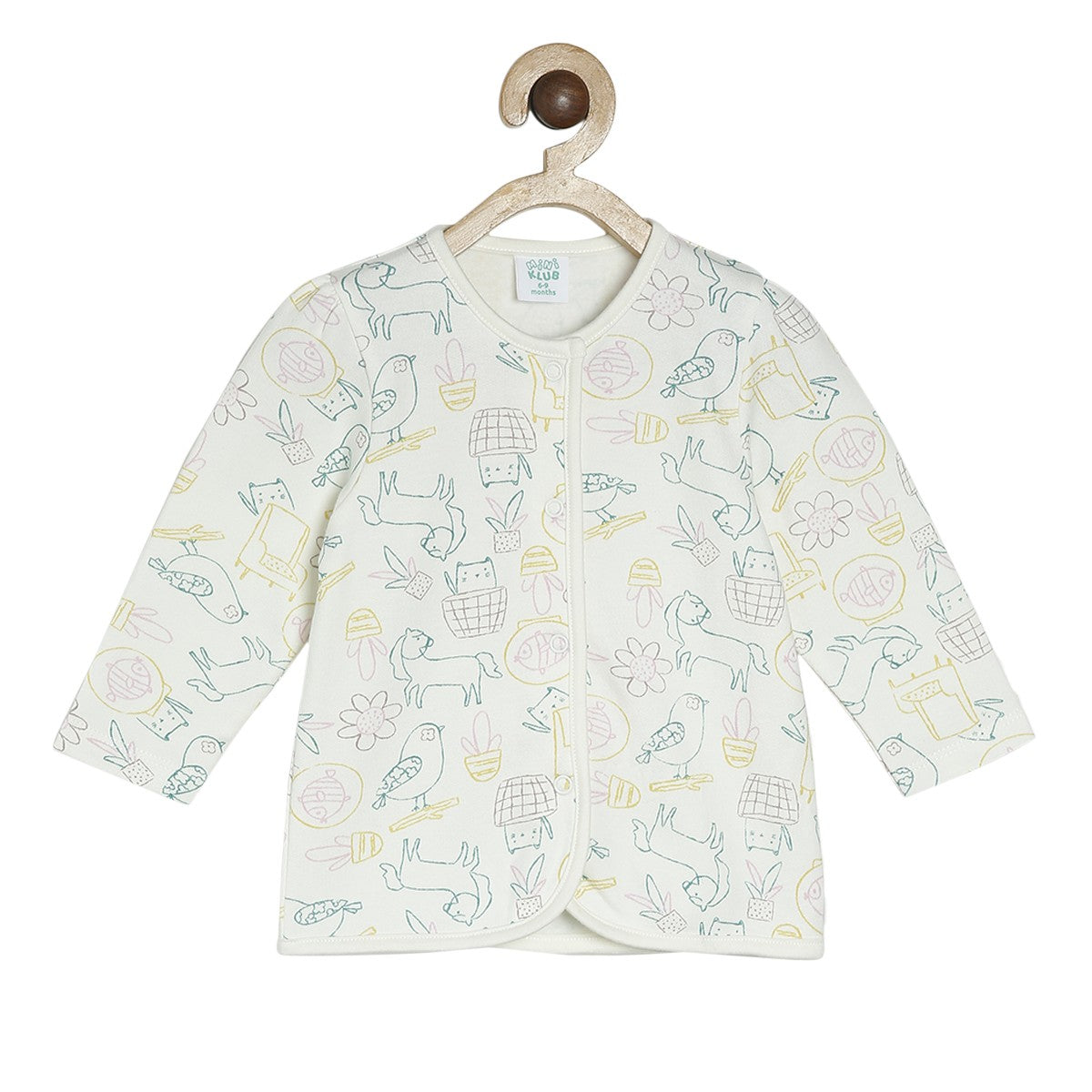 Girls Multicolor Pack Of 3 Front Open Vest