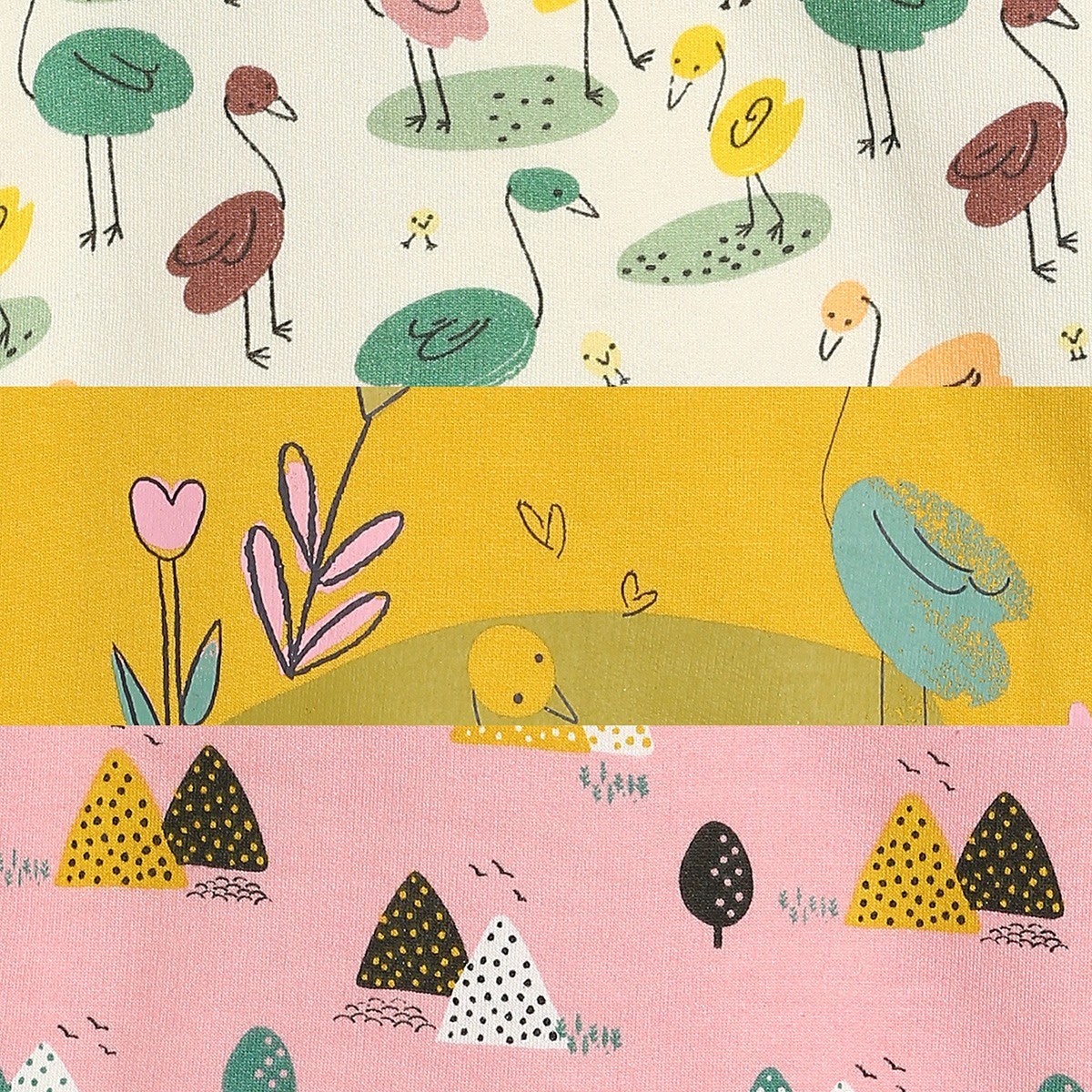 Girls Multicolor Pack Of 3 Knit Top