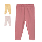 Girls Multicolor Pack Of 3 Legging