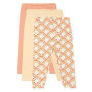 Girls Multicolor Pack Of 3 Legging