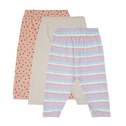 Girls Multicolor Pack Of 3 Legging