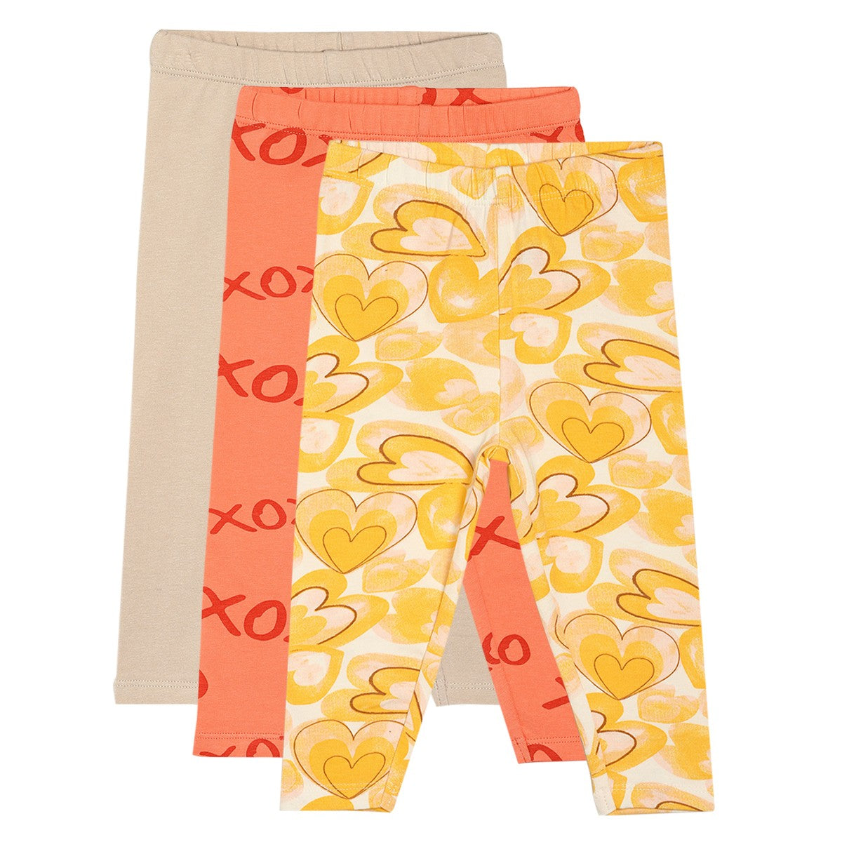 Girls Multicolor Pack Of 3 Legging