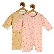 Girls Multicolor Pack Of 2 Romper