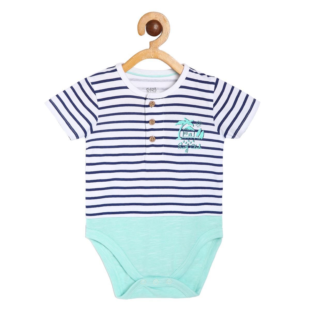 Boys Aqua Body Suit And Bottom