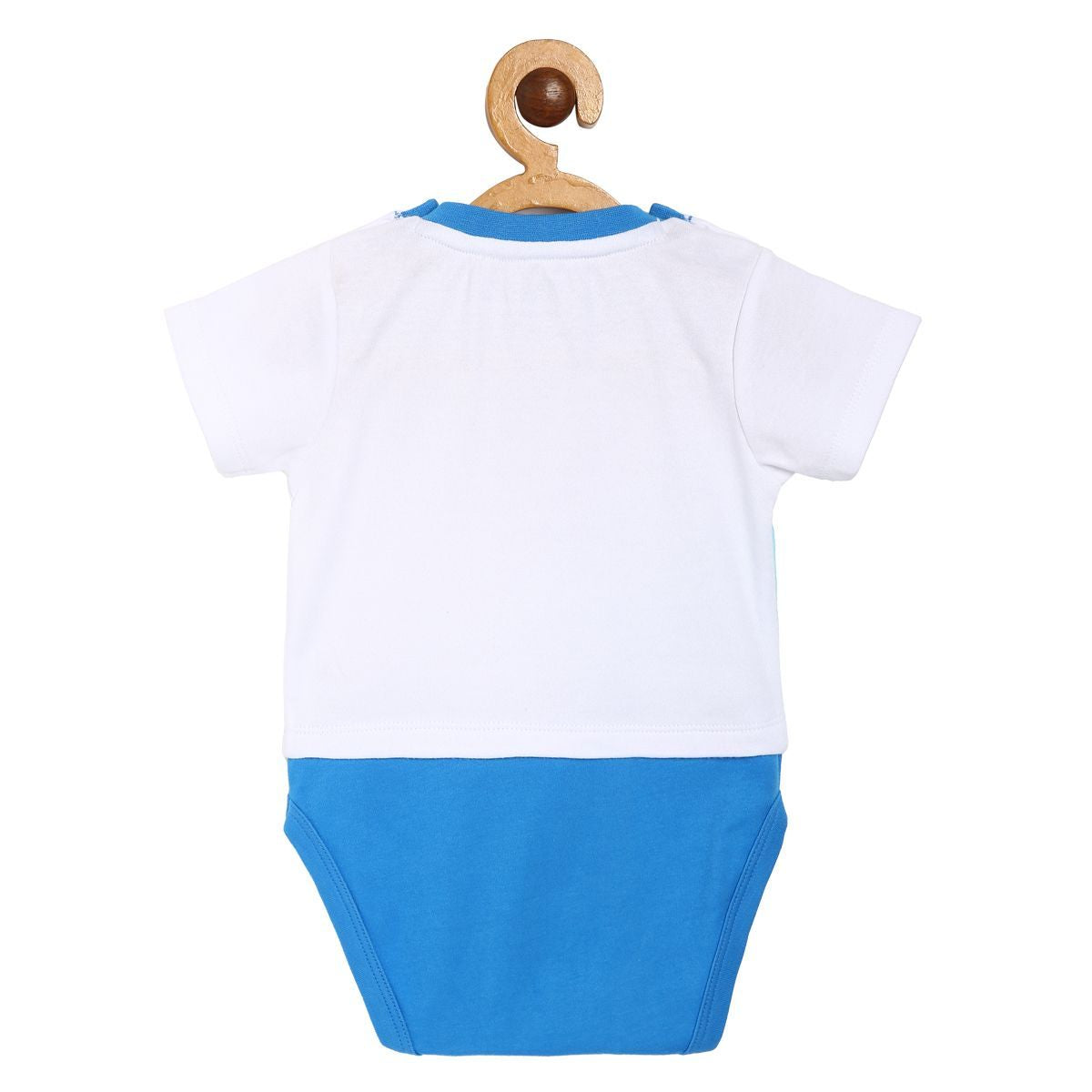 Boys White Pack Of 1 Body Suit