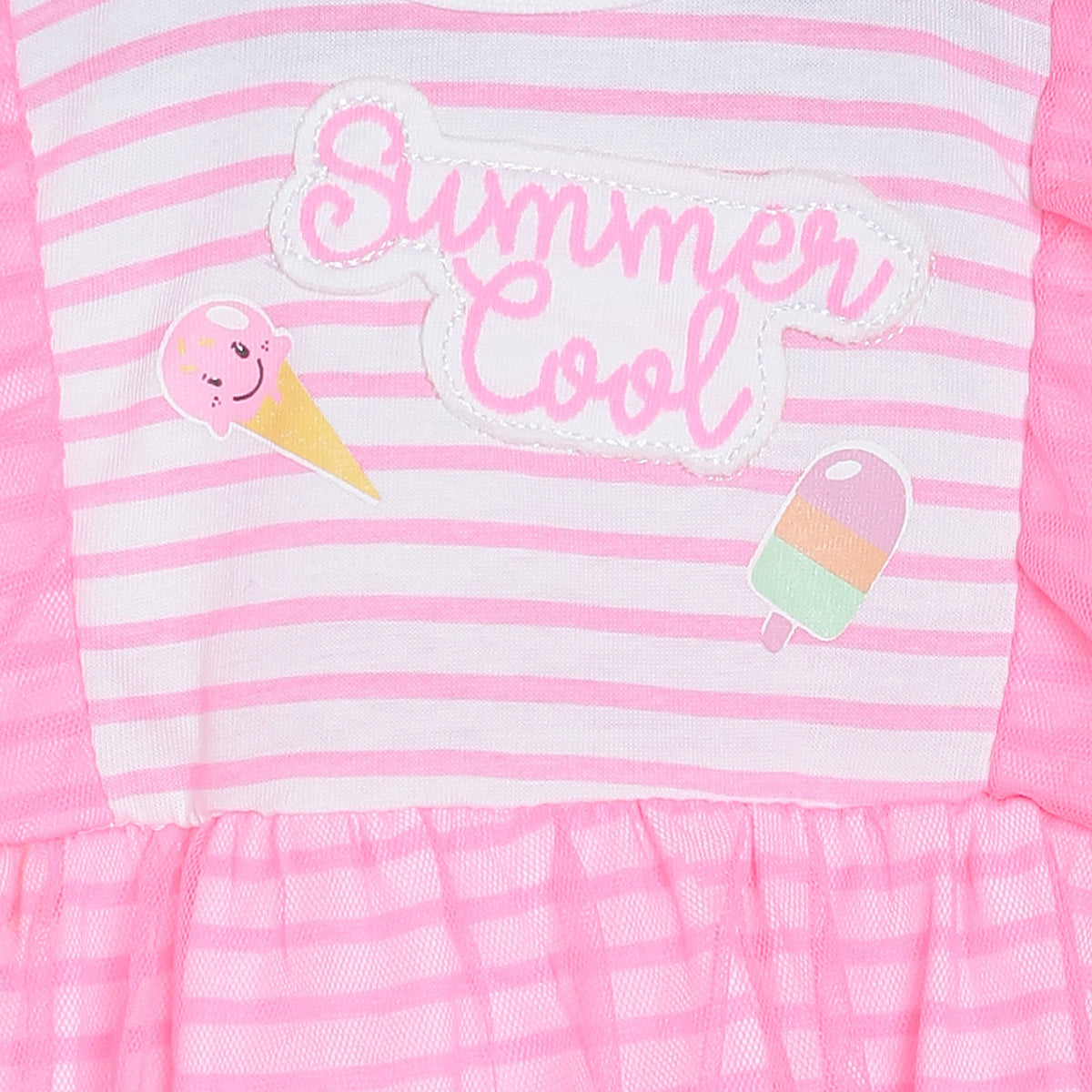 Girls Neon Pink Np Pack Of 2 Body Suit