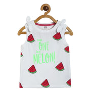 Girls White Knit Top