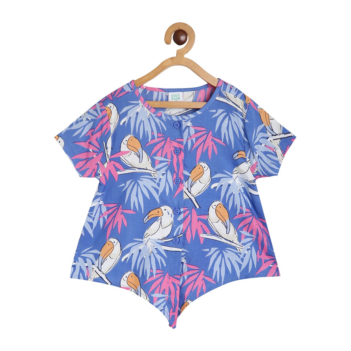 Girls Blue Pack Of 2 Lounge Wear