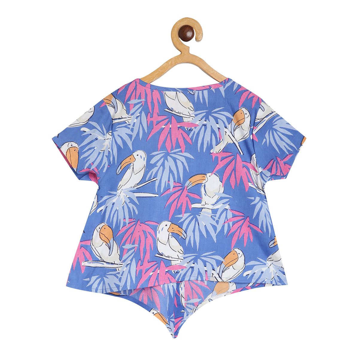 Girls Blue Pack Of 2 Lounge Wear