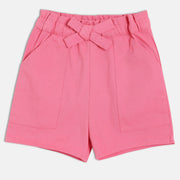 Girls Pink Pack Of 1 Shorts